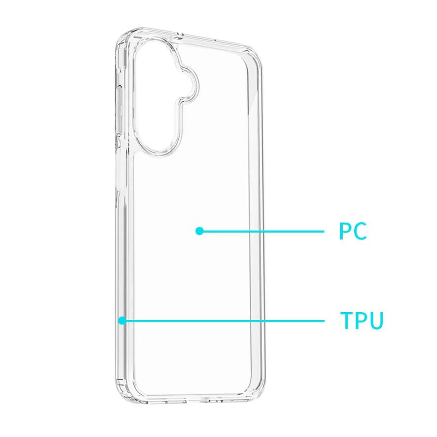 Alt View 1. Entronix - Entronix Case Compatible with Galaxy A17 - [Hard Back] Clear Cover - Clear.