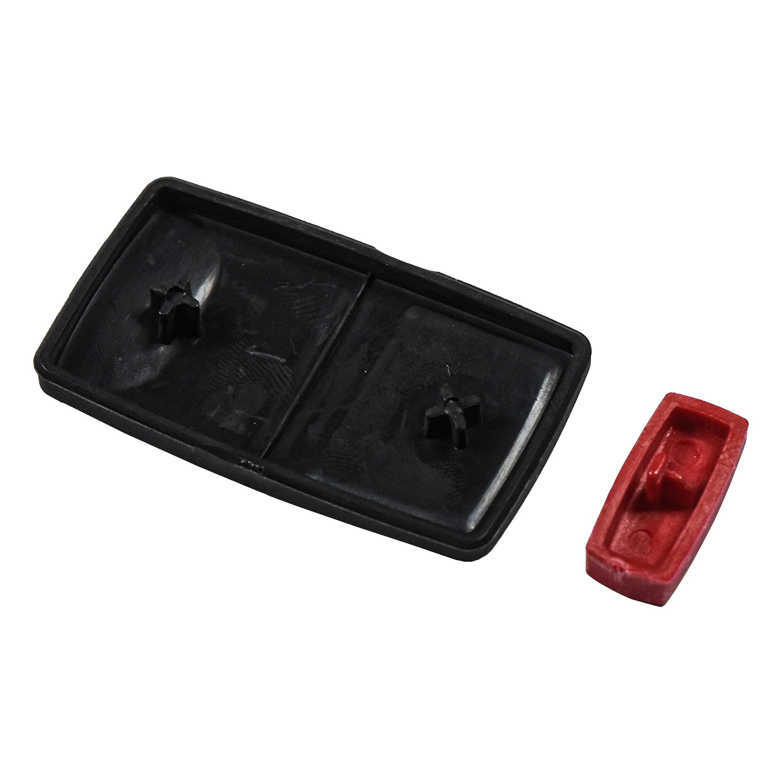 Alt View 2. HQRP - Key Fob Button Pad Insert - 2 Buttons + Panic for Seat Ibiza 2002-2006 Folding Flip Remote - Black.