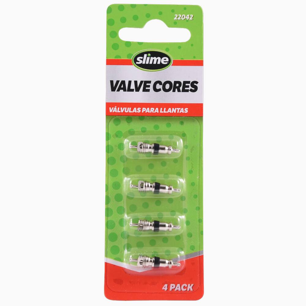 22042
slime
VALVE CORES
VÁLVULAS PARA LLANTAS
4 PACK