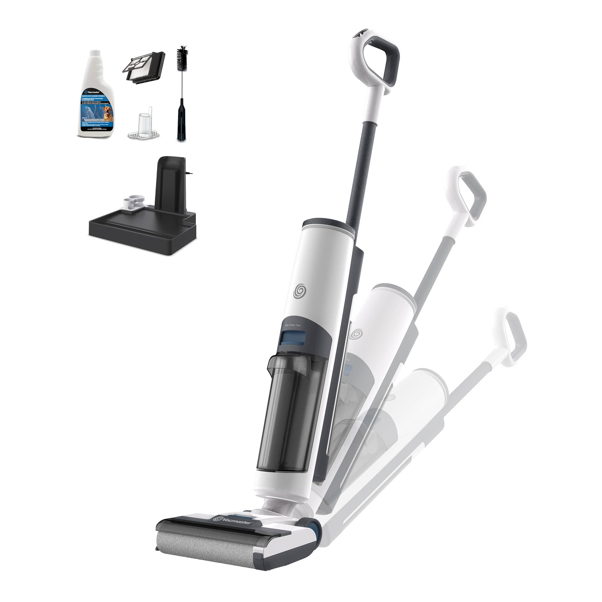 Vacmaster - Cordless Wet Dry Vacuum & Mop, Self-Cleaning Hard Floor Cleaner