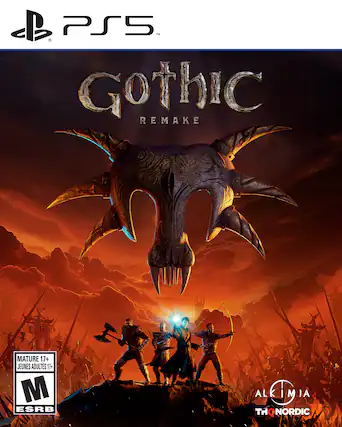 PS5
Gothic Remake
Mature 17+
Jeunes Adultes 17+
M ESRB
ALKIMIA
THQ Nordic - M (Mature 17+)