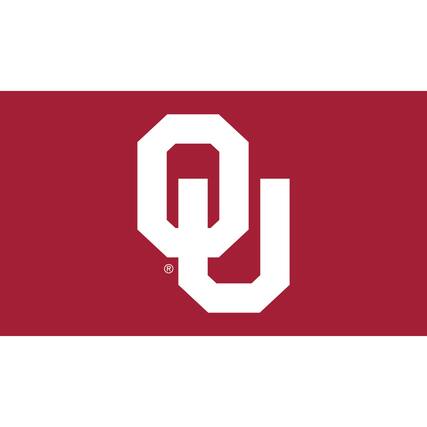 Front. Evergreen Enterprises - Oklahoma Sooners 28" x 16" Turf Mat - Multicolor.