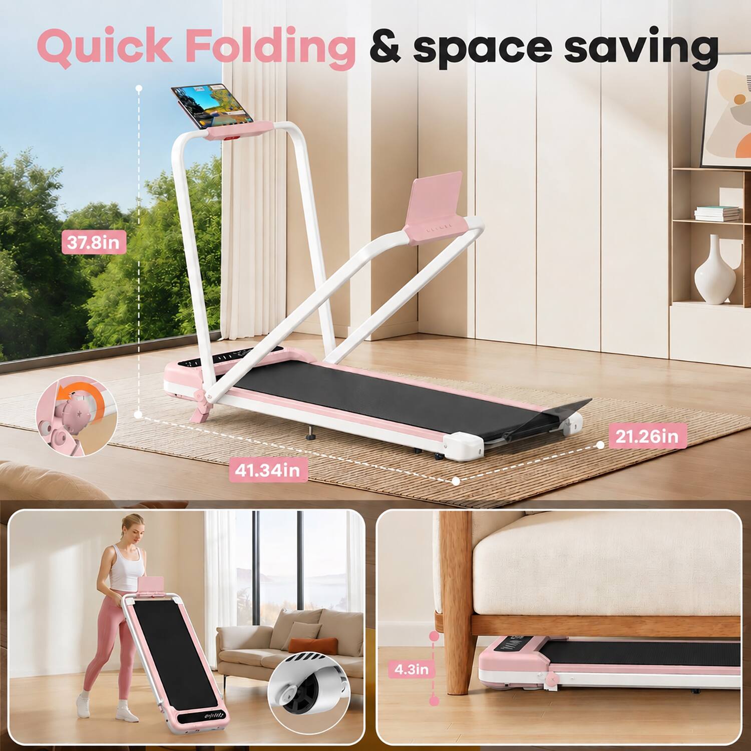 Quick Folding & space saving

37.8in
21.26in
41.34in
4.3in