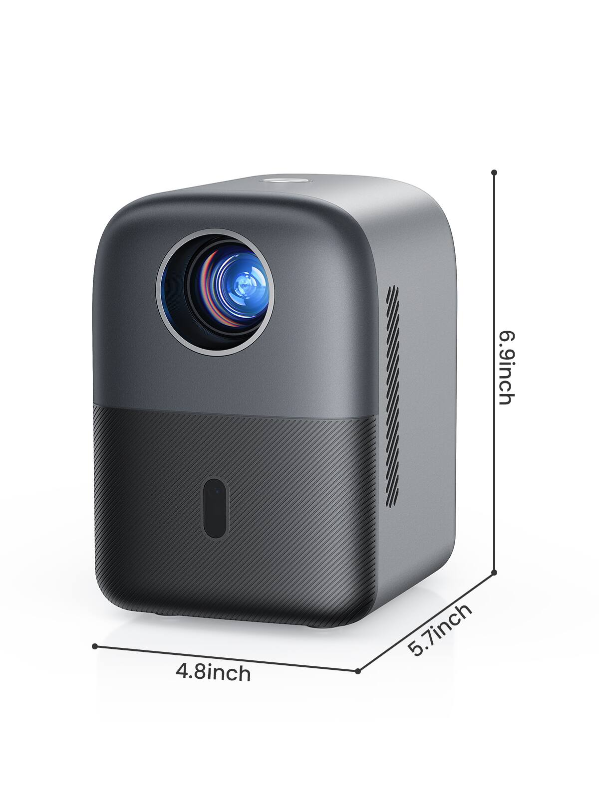 4.8 inch W 6.9 inch 5.7 inch