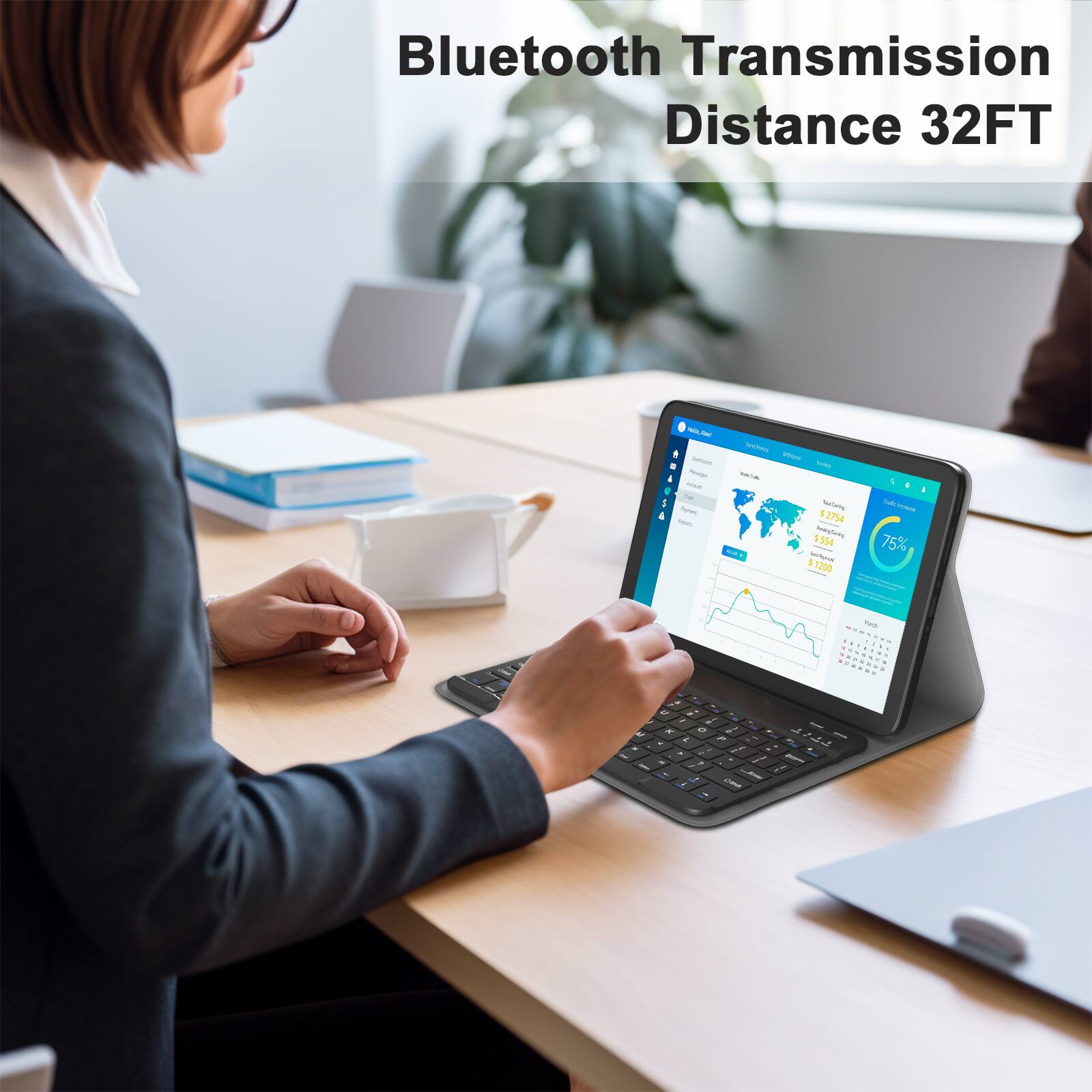 Bluetooth Transmission Distance 32FT