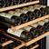 Alt View 14. Lanbo - 24 Inch 154 Bottle Dual Zone Compressor Freestanding/Built-In Wine Fridge with Precision Digital Thermostat - Black.
