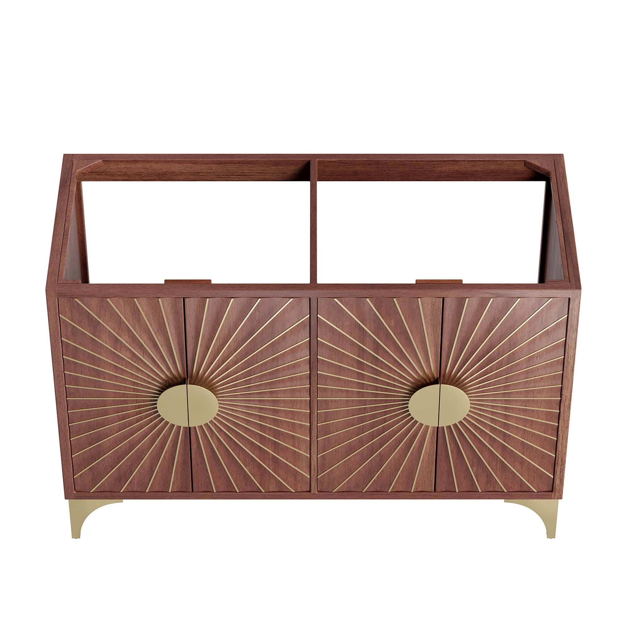 Alt View 4. Modway - Daylight Bathroom Cabinet Basin Not Included by Modway - Walnut.