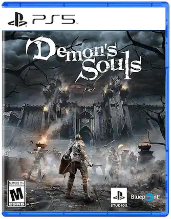 P PS5 TM Demon's Souls MATURE 17+ M ESRB Bluepoint STUDIOS. nt - M (Mature 17+)
