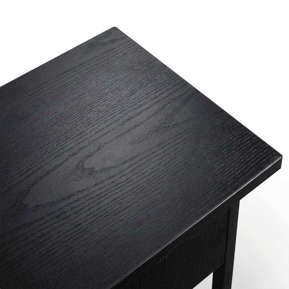 Alt View 3. FurniFact - Contemporary Flip Top Coffee Table with Sturdy Construction and Compact Design - Black.