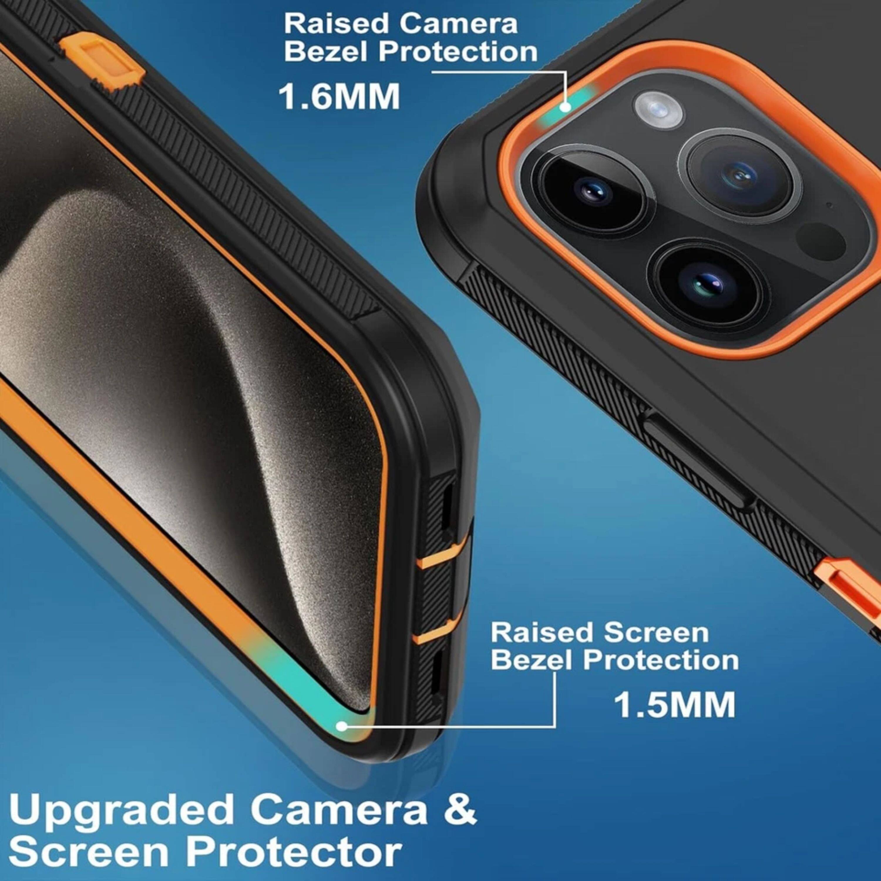 Raised Camera Bezel Protection 1.6MM  
Raised Screen Bezel Protection 1.5MM  
Upgraded Camera & Screen Protector