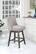 Alt View 14. OSP Home Furnishings - Granville 26" Swivel Stool - Wheat / Grey.