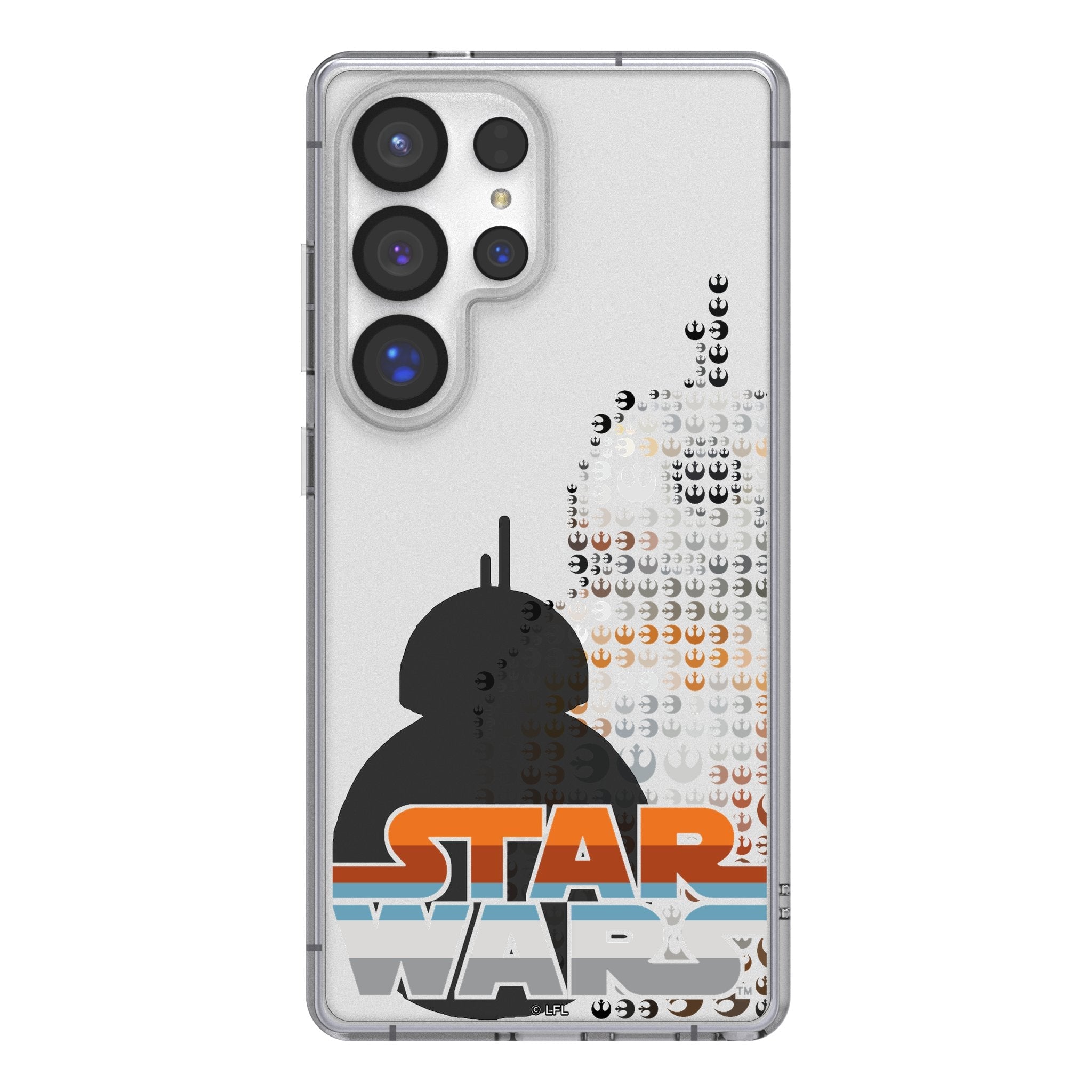 Keyscaper - Star Wars BB-8 Quadratic Clear Phone Case - Samsung Galaxy S22+ - Multicolor