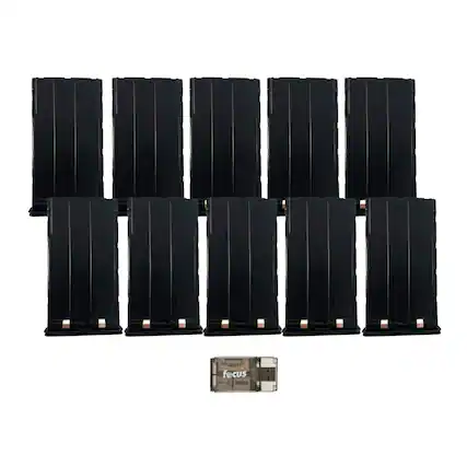 Front. Browning Trail Cameras - Browning Trail Cameras BTC-LPC2 Rechargeable Li-Ion Battery Bundle (10-Pack).