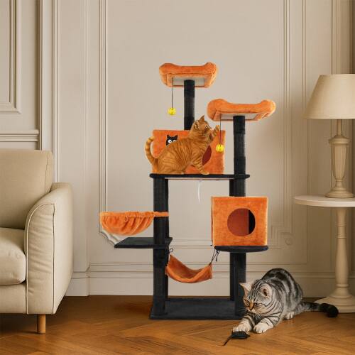 Alt View 9. Winado - Gothic Cat Scratching Post Multi Style Activity Ghost for Indoor Halloween House.