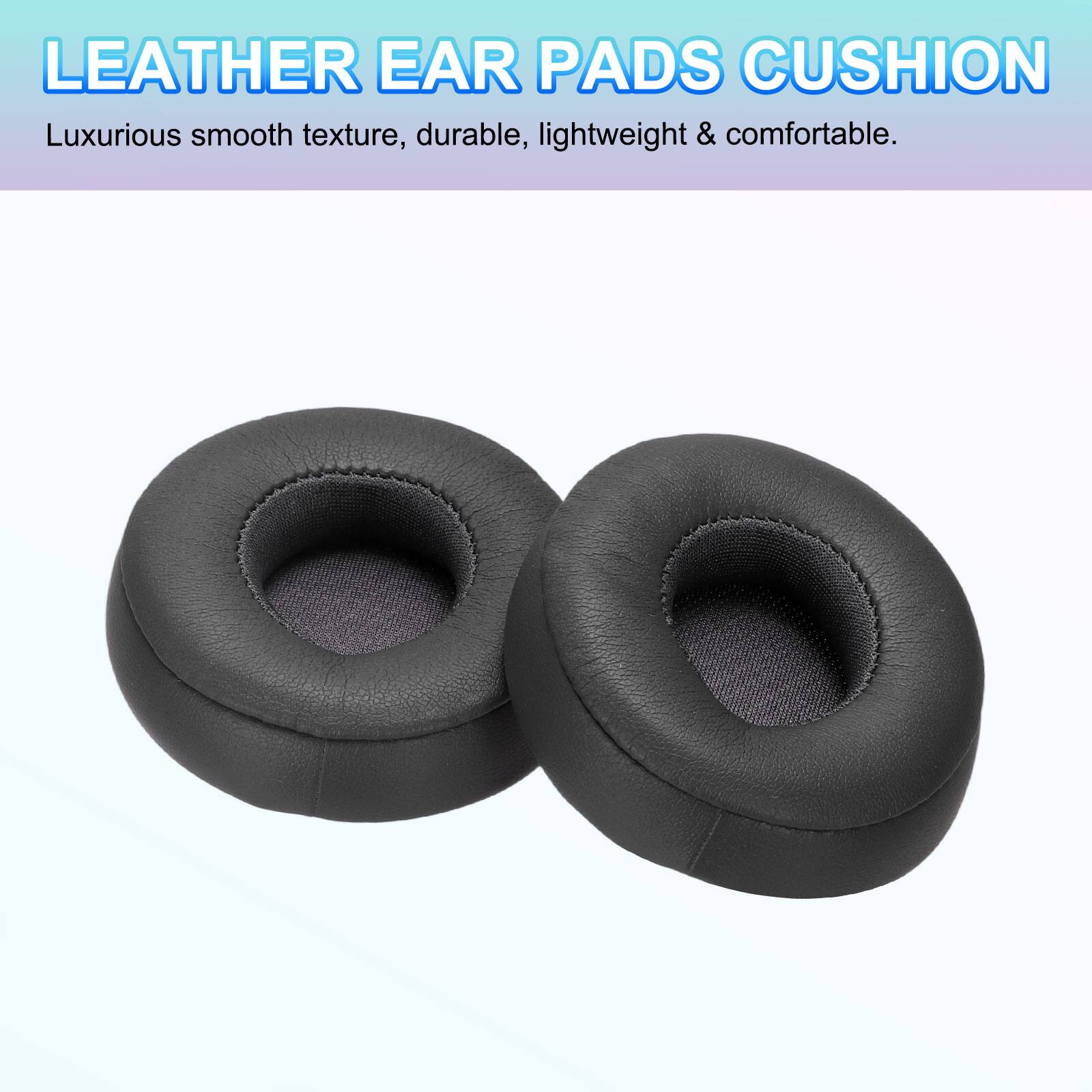LEATHER EAR PADS CUSHION  
Luxurious smooth texture, durable, lightweight & comfortable.