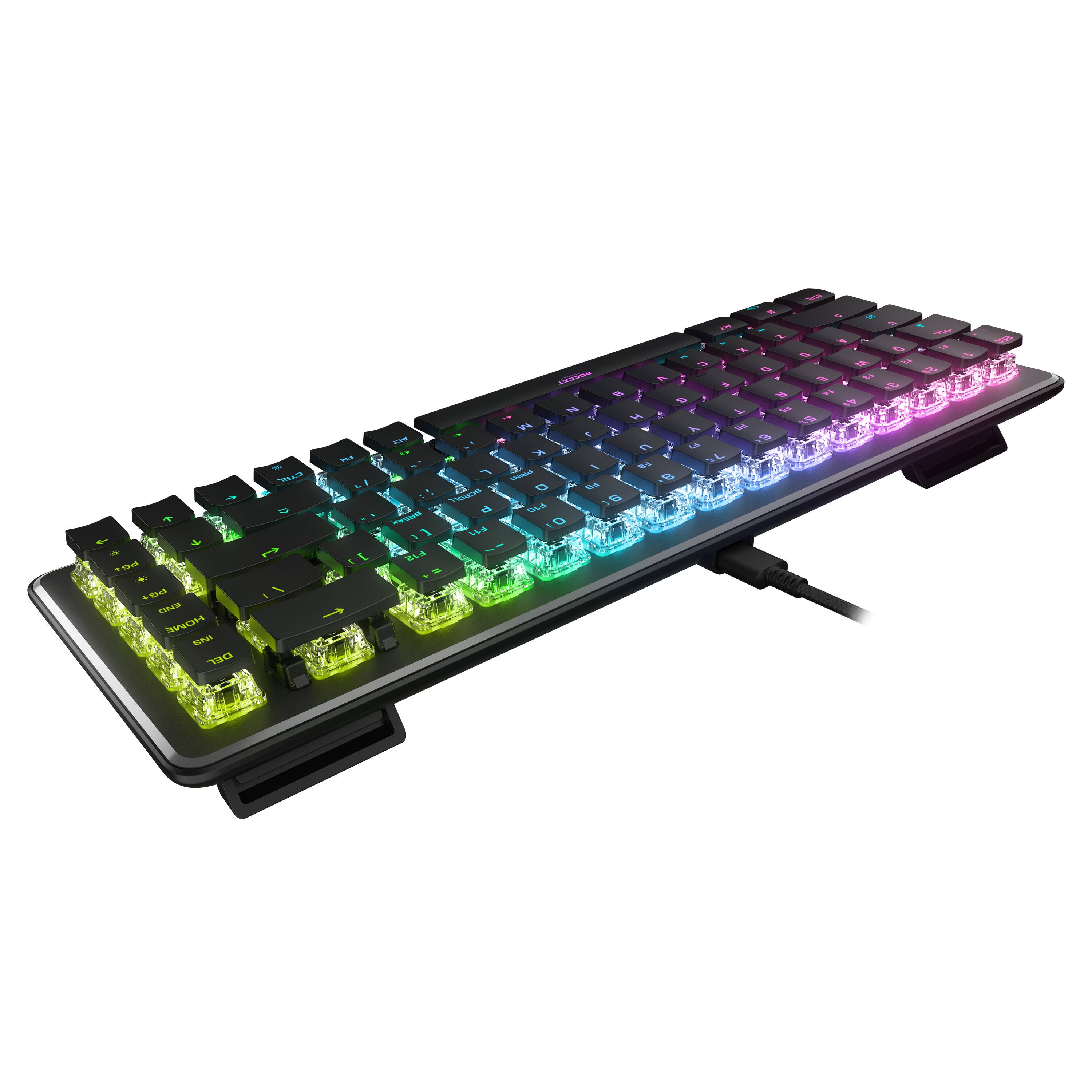 Alt View 11. ROCCAT - Vulcan II Mini – 65% Wired Gaming Keyboard With Customizable AIMO RGB Illumination - Black.