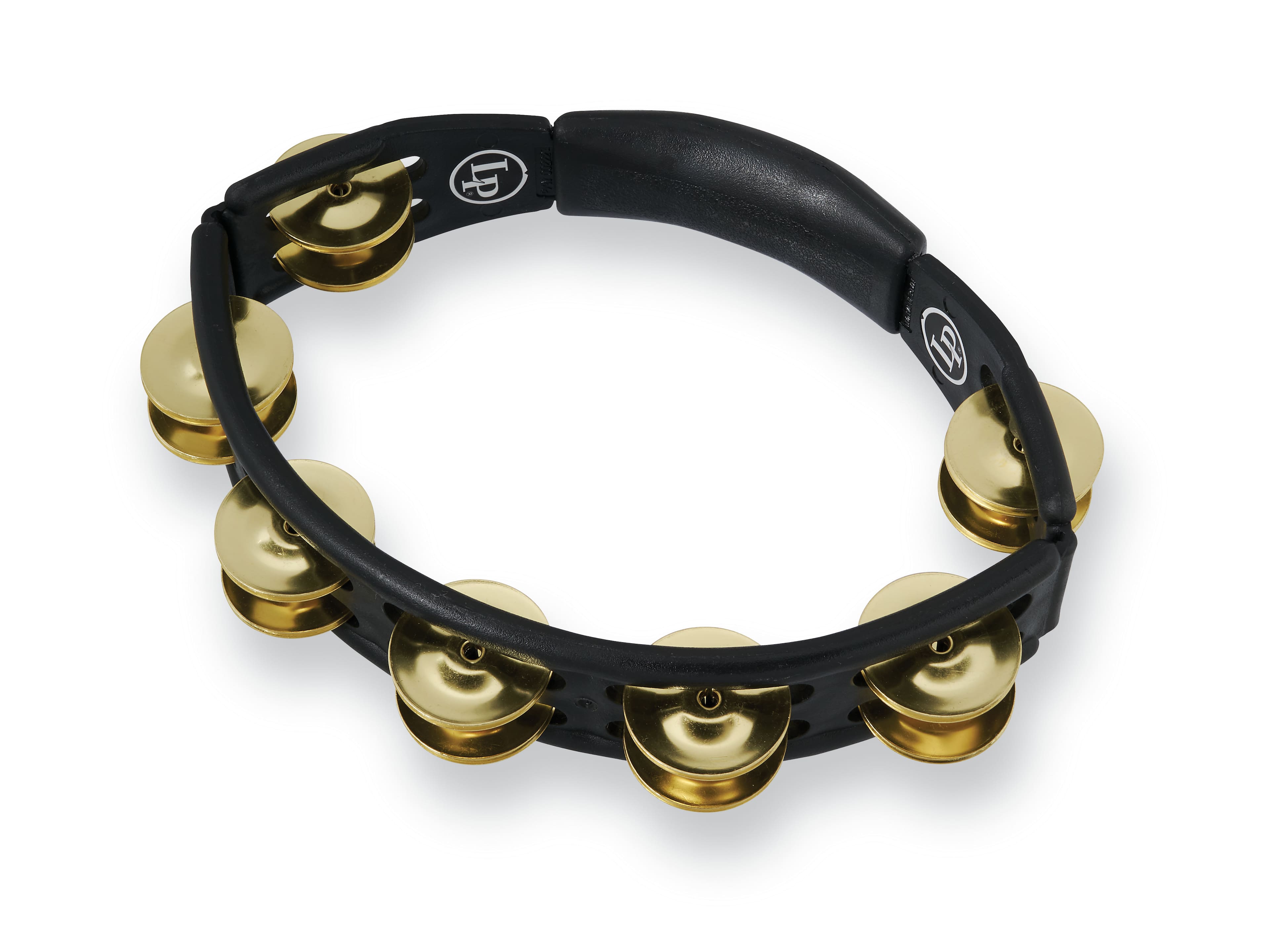 Latin Percussion - Cyclops Handheld Tambourine, Brass