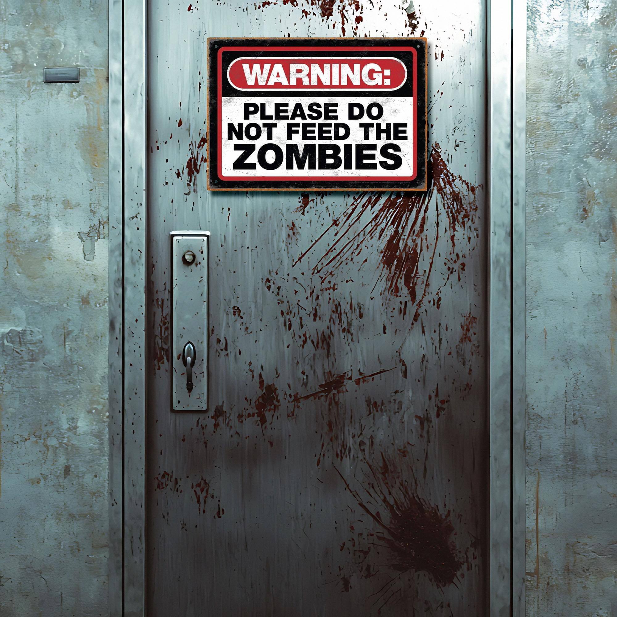 WARNING: PLEASE DO NOT FEED THE ZOMBIES