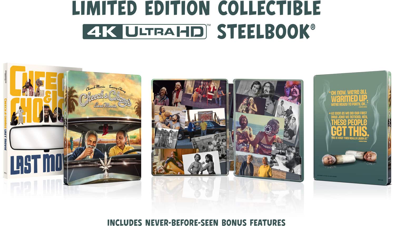 Cheech & Chong's Last Movie (Steelbook)   - 4K Blu-Ray [4K Ultra HD Blu-ray]