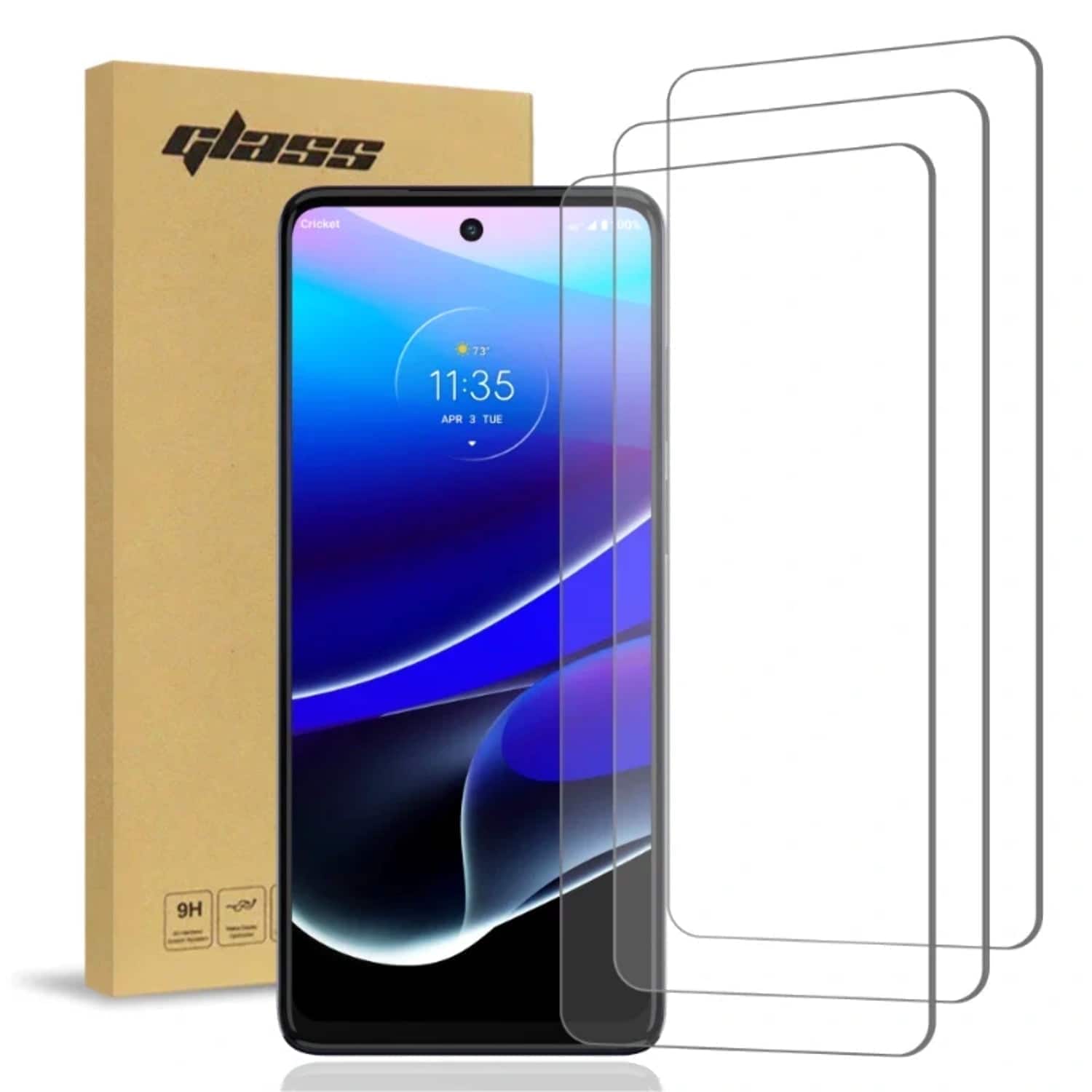 RomeTech - Motorola Moto G 5G 2022 (6 Per Pack) 2.5D Glass Screen Protector - Transparent