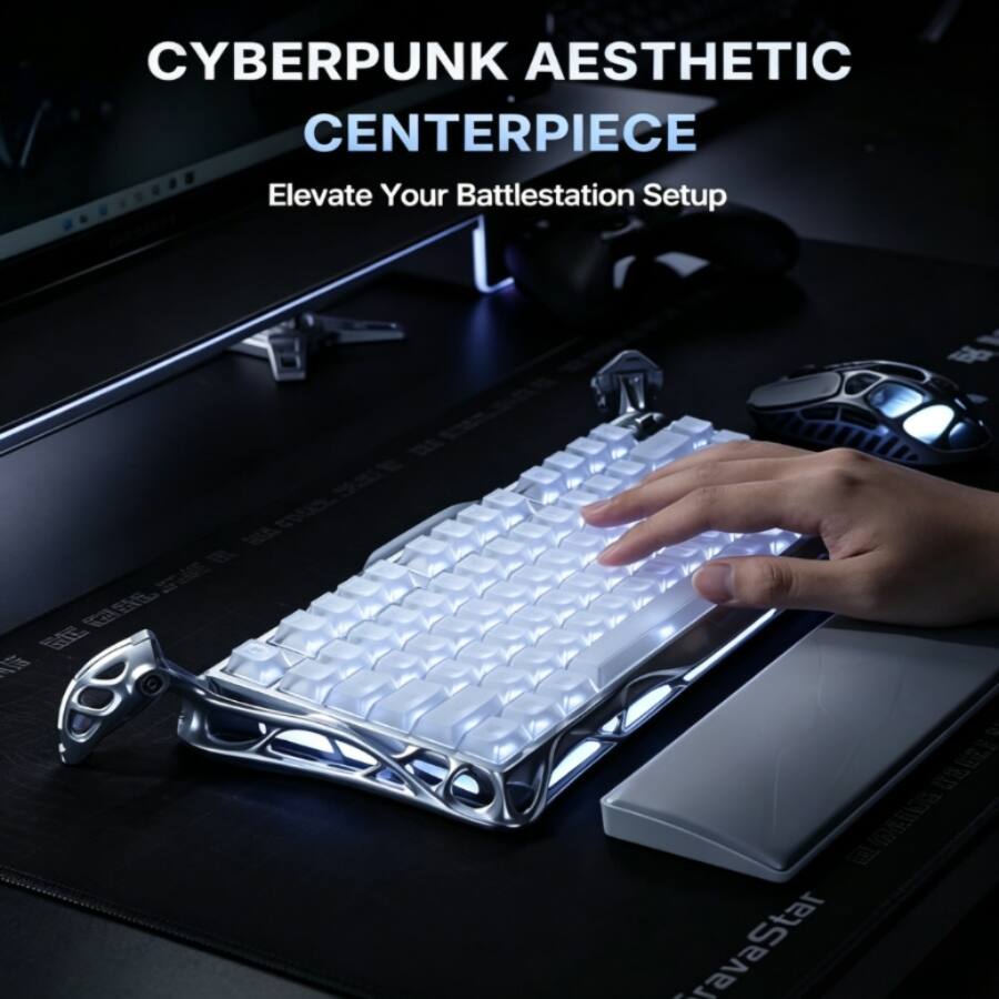 CYBERPUNK AESTHETIC CENTERPIECE  
Elevate Your Battlestation Setup