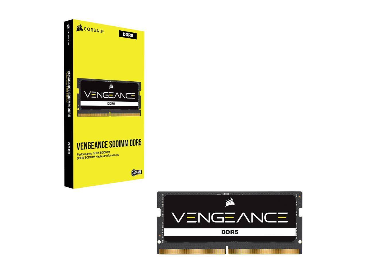 CORSAIR VENGEANCE SODIMM DDR5

Performance DDR5 SODIMM
DDR5 SODIMM Hautes Performances

VENGEANCE DDR5

CUE