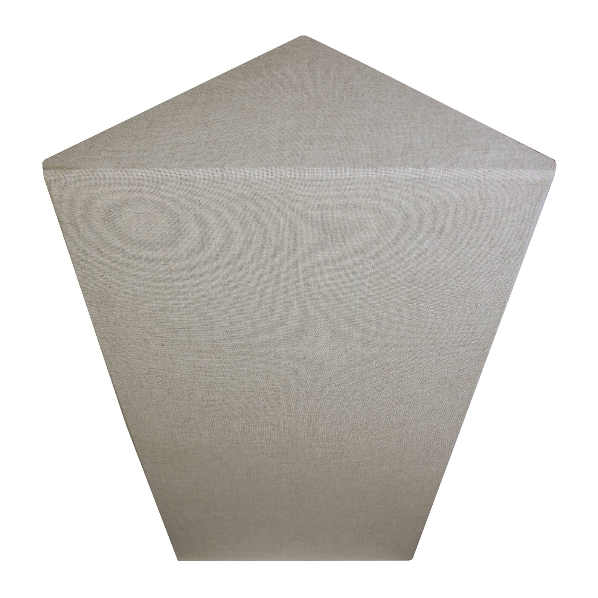 Angle. ATS Acoustics - Corner Bass Trap with Sona Fabric, Full Frequency Range, NRC 1.60, 24" x 48" x 13" - Sandstone.
