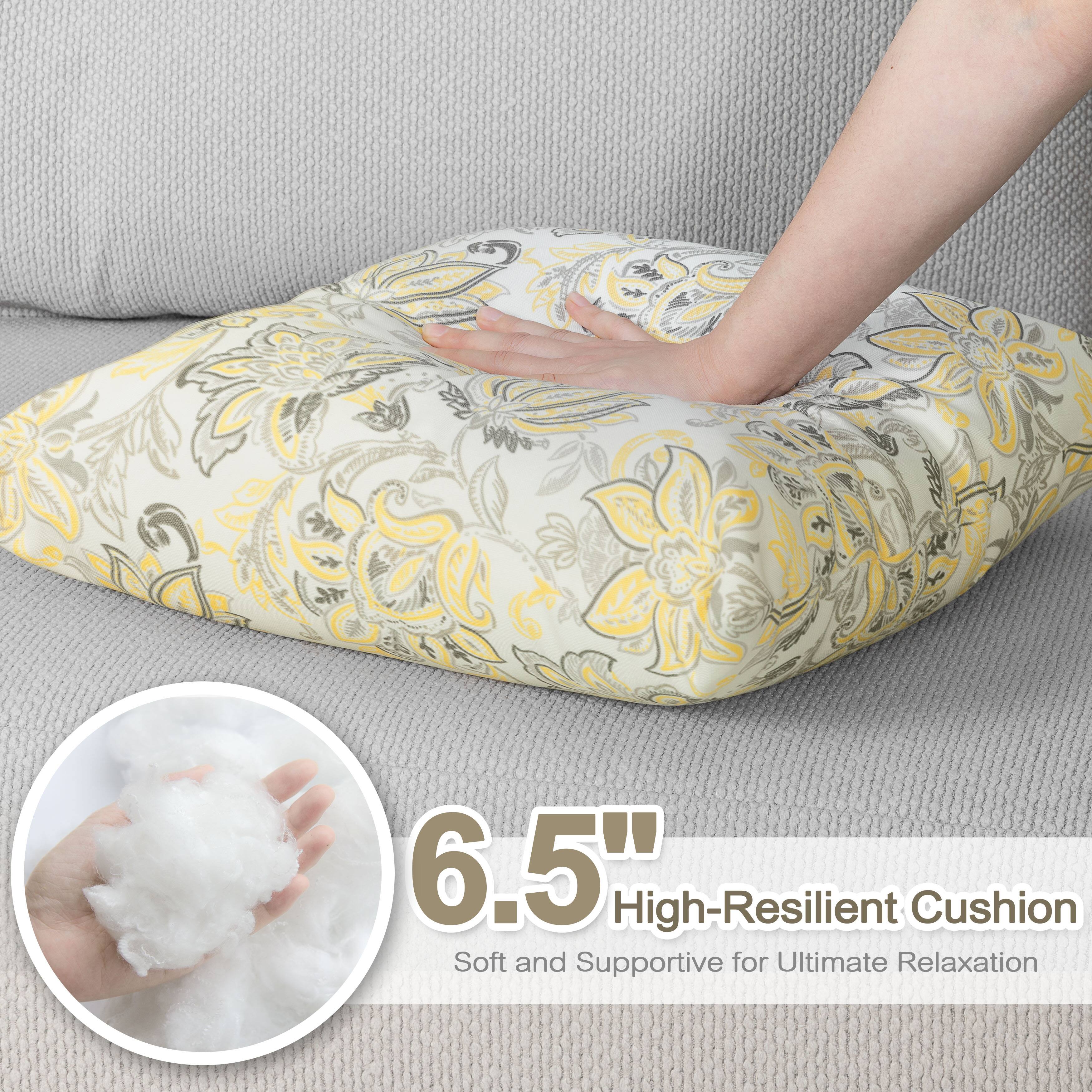 6.5" High-Resilient Cushion Soft and Supportive for Ultimate Relaxation