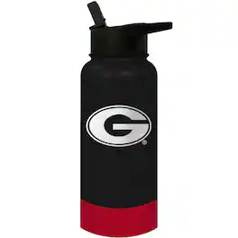 Great American Products - Georgia Bulldogs 32oz. Logo Thirst Hydration Water Bottle - Multicolor
