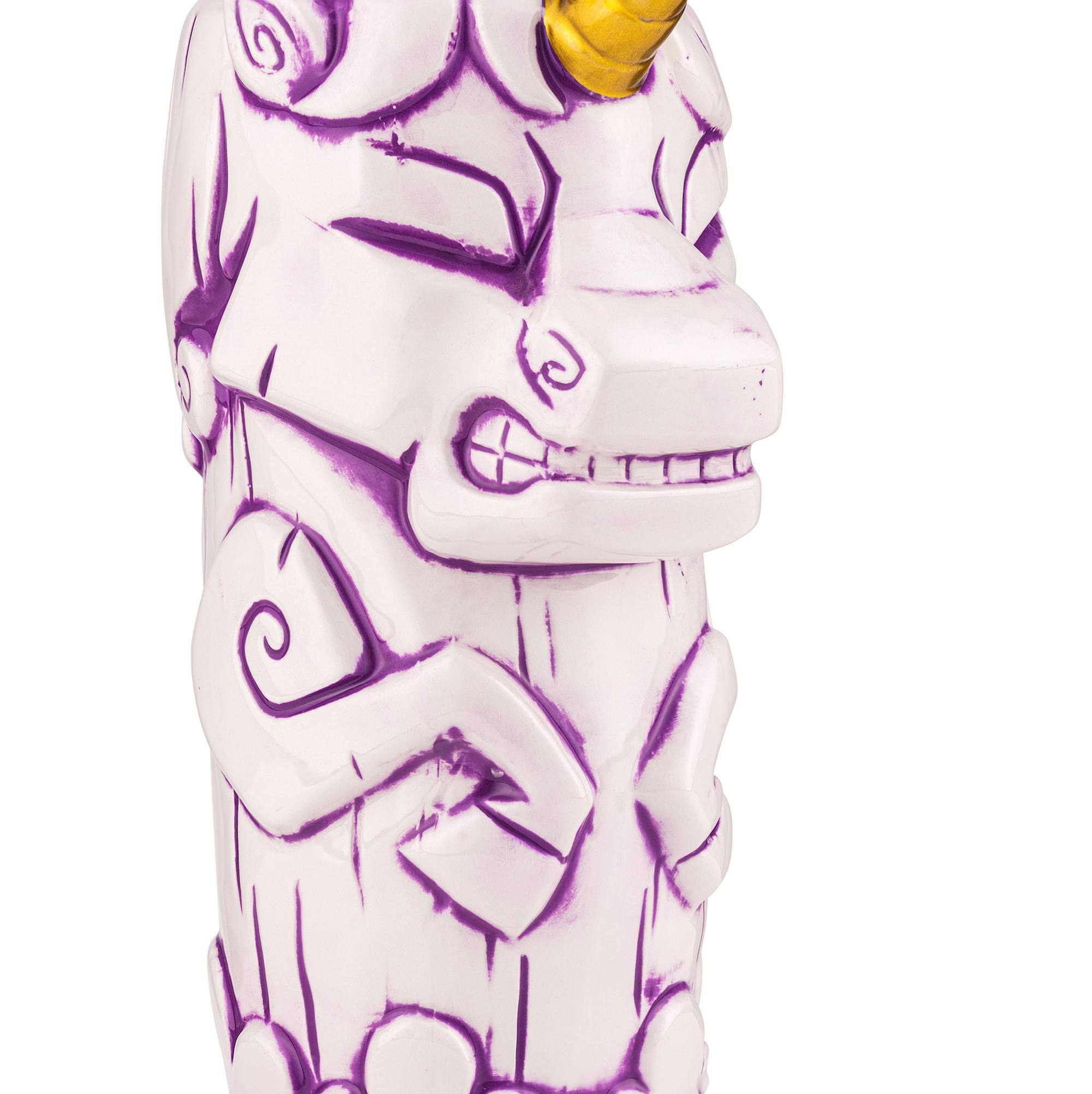 Alt View 10. ThinkGeek - Geeki Tikis White Unicorn Fantasy Mug | Ceramic Tiki Style Cup | Holds 19 Ounces - White.
