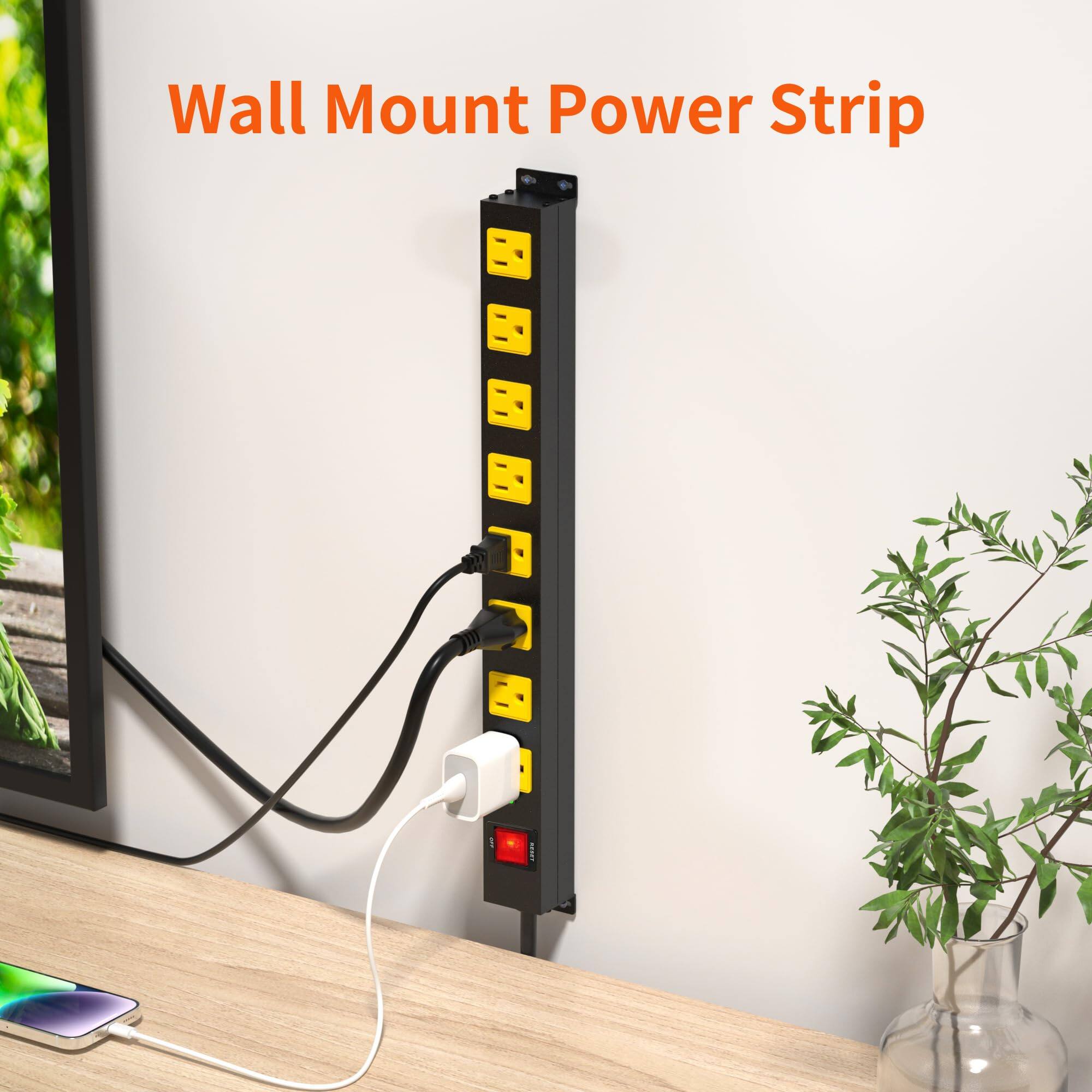 Wall Mount Power Strip