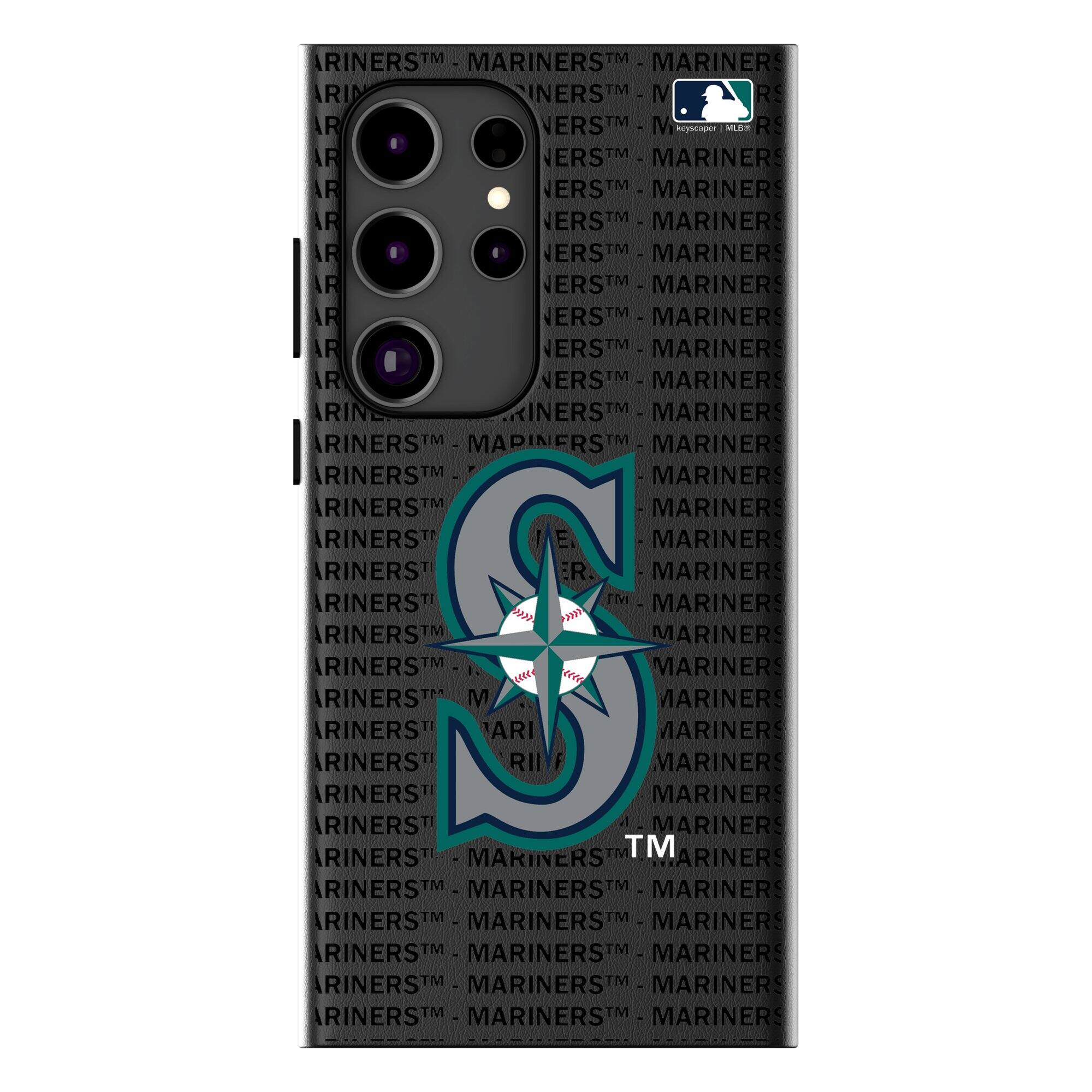 Keyscaper - MLB - Seattle Mariners Text Backdrop Galaxy Magnetic Bump Case - S25 - Black price history on PriceWatchPro