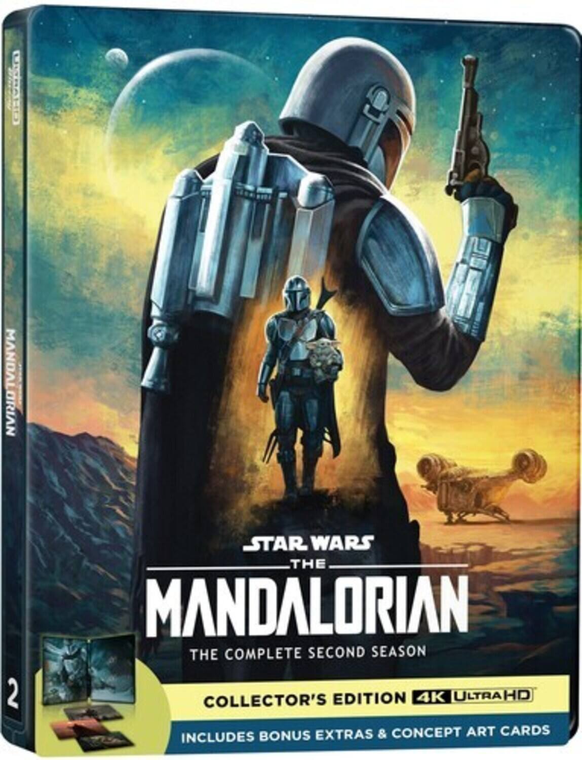 Front. The Mandalorian: The Complete Second Season (Steelbook) - 4K Blu-Ray.