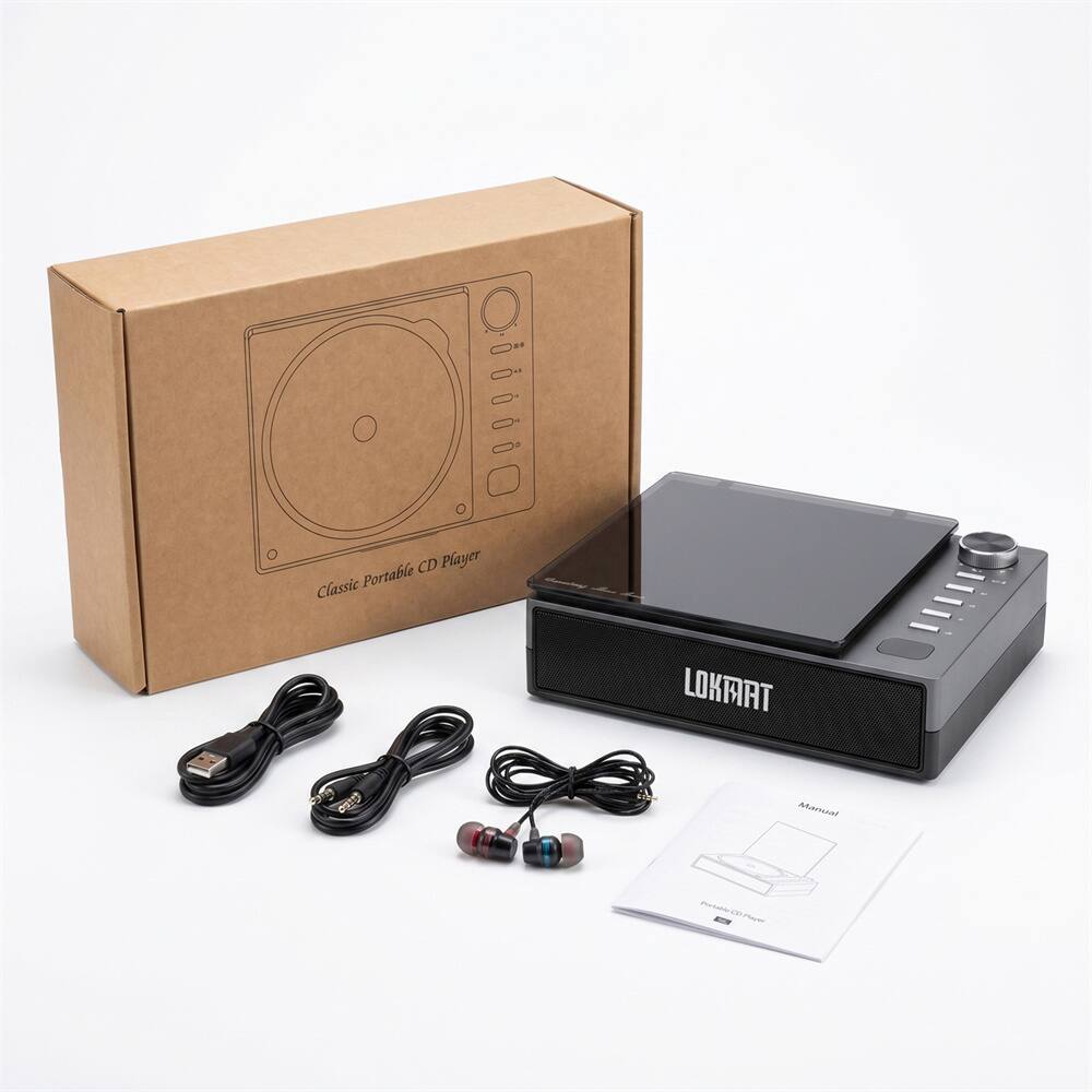 Oiiii. CD Player Classic Portable LOKMAT d MAA