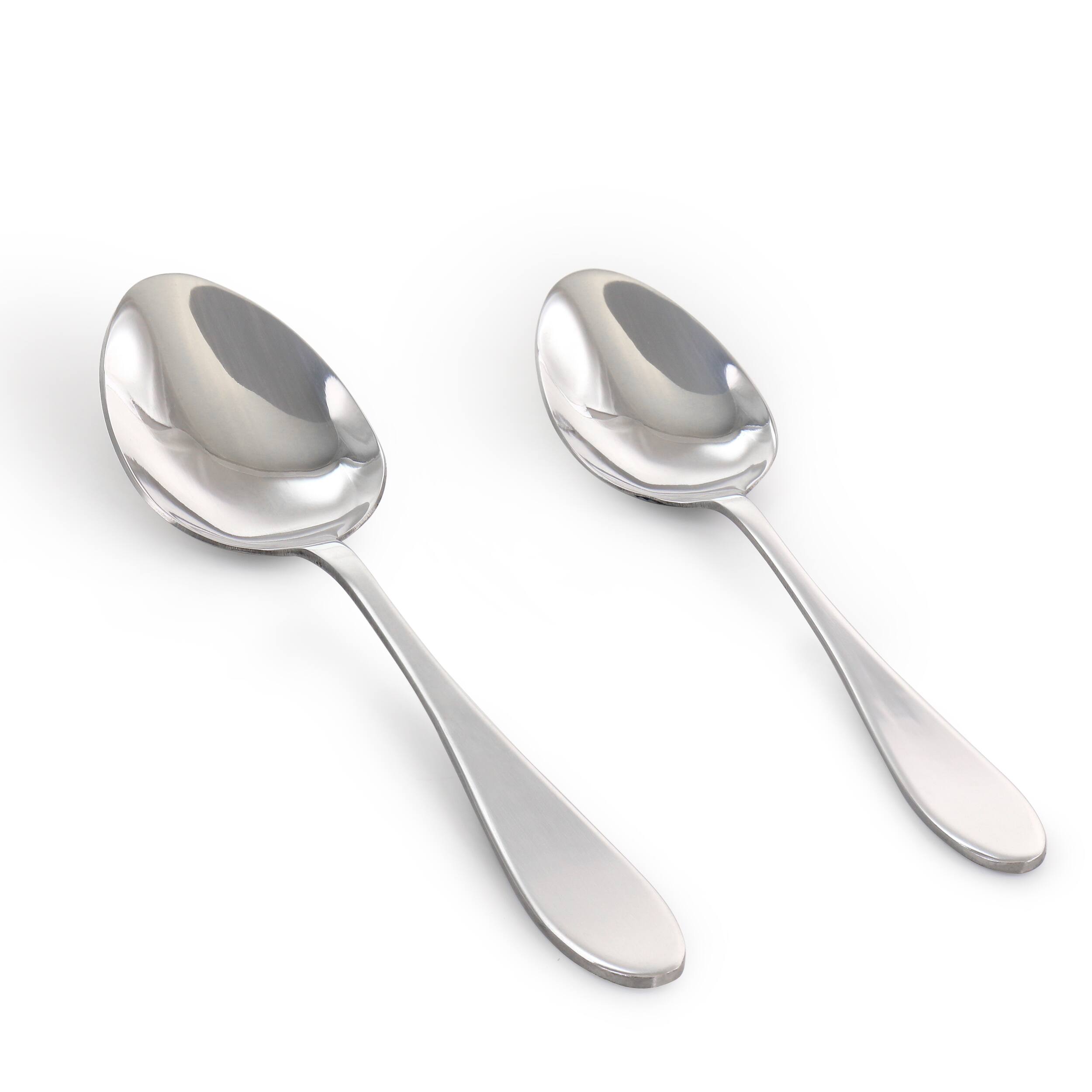 Alt View 1. Oster - Oster Silvermist 20 Piece Stainless Steel Flatware Set with Steak Knives - Silver.