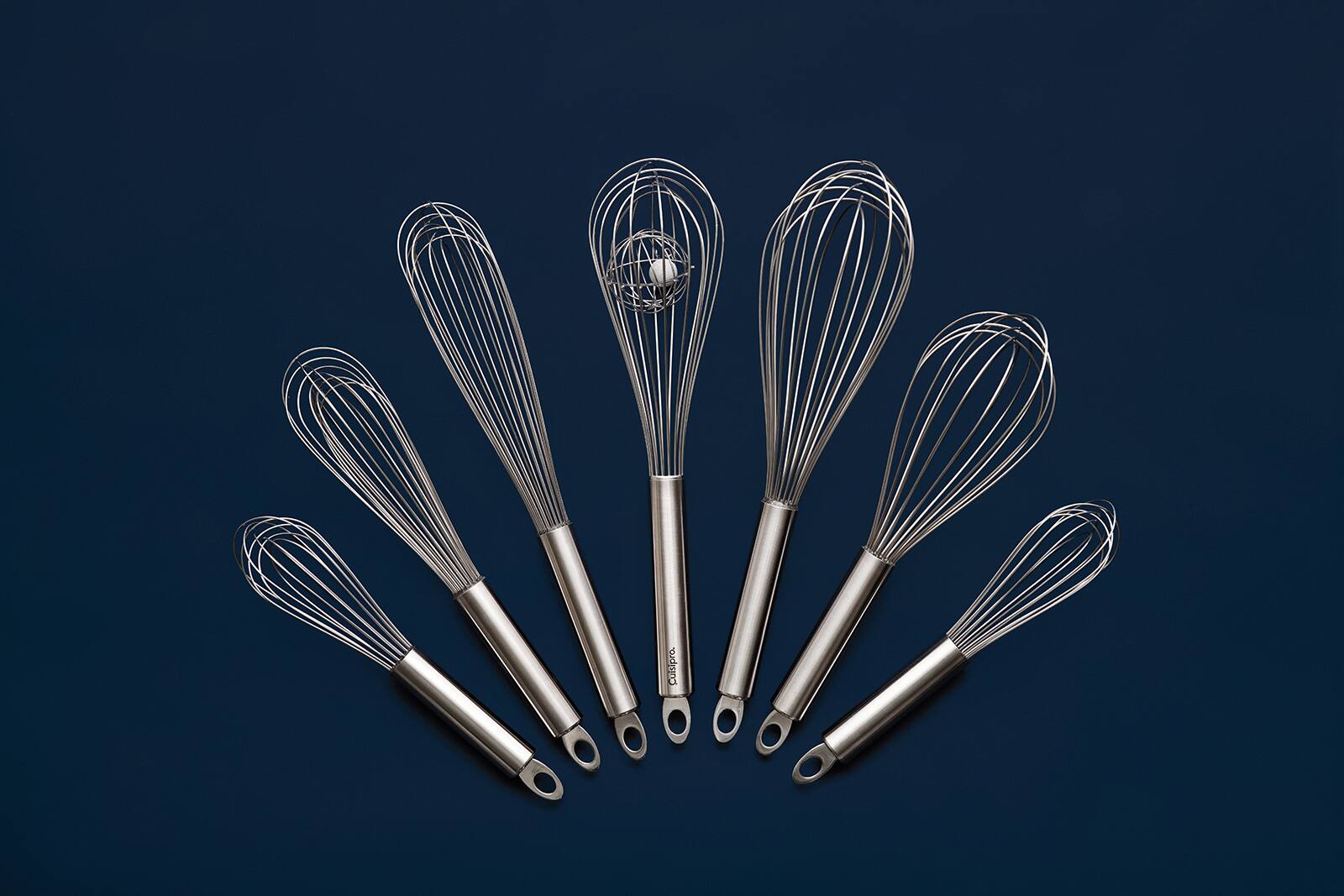 Alt View 2. Cuisipro - 10 Inch Stainless Steel Balloon Whisk - Silver.