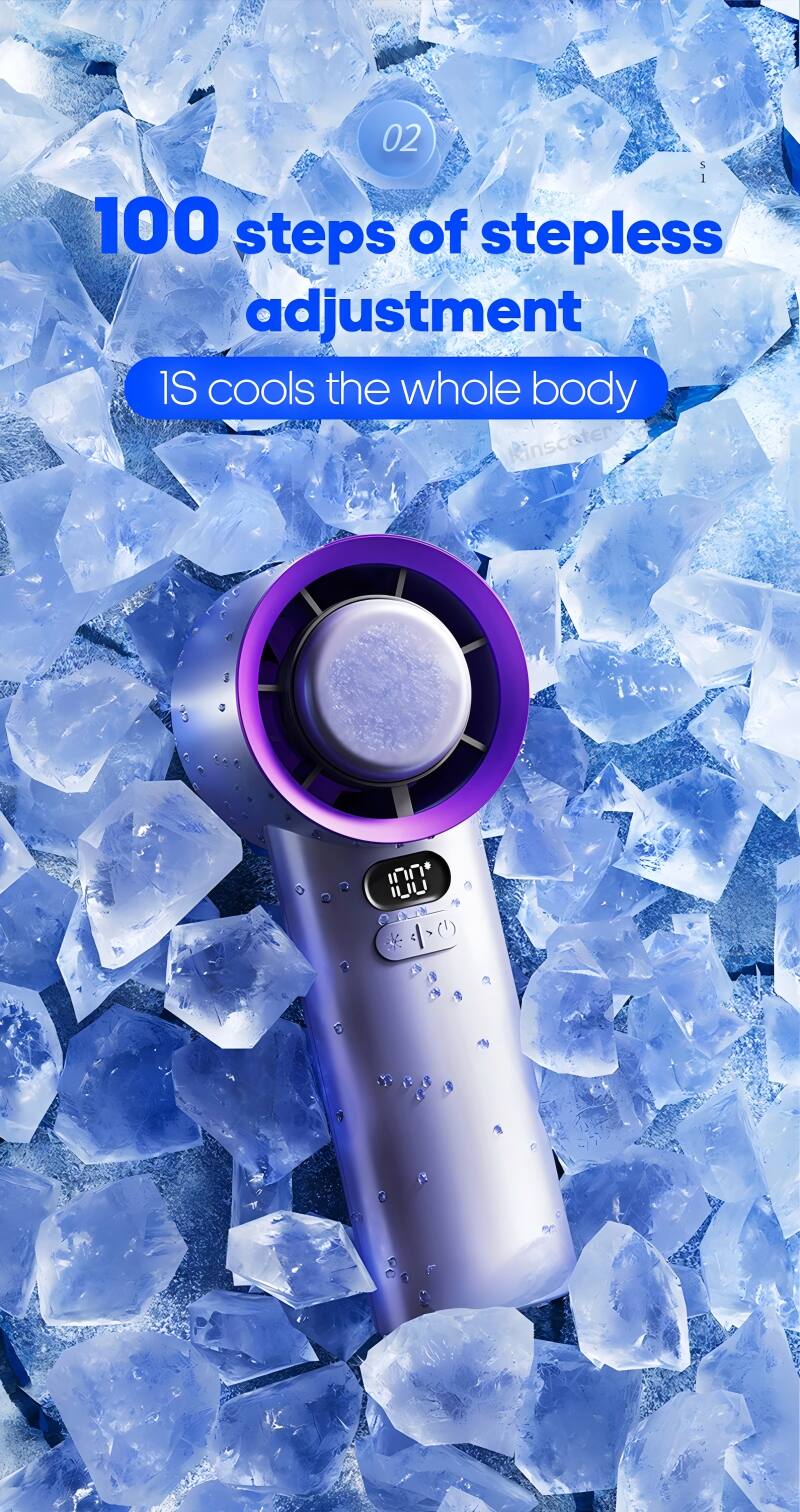 02 100 steps of stepless adjustment IS cools the whole body