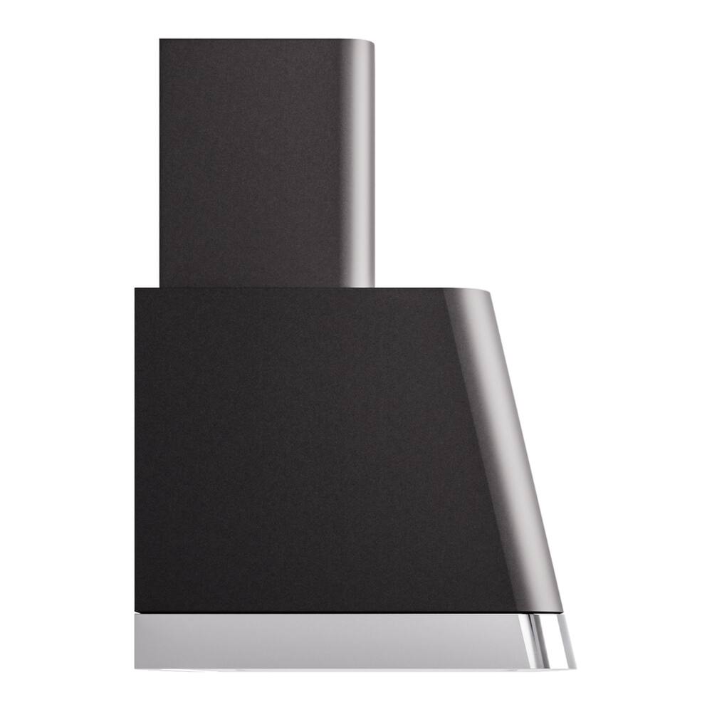 Alt View 4. ILVE - ILVE Panoramagic 36 inch Ducted Wall Mount Range Hood with 600 CFM (Matte Black) - Matte Black.