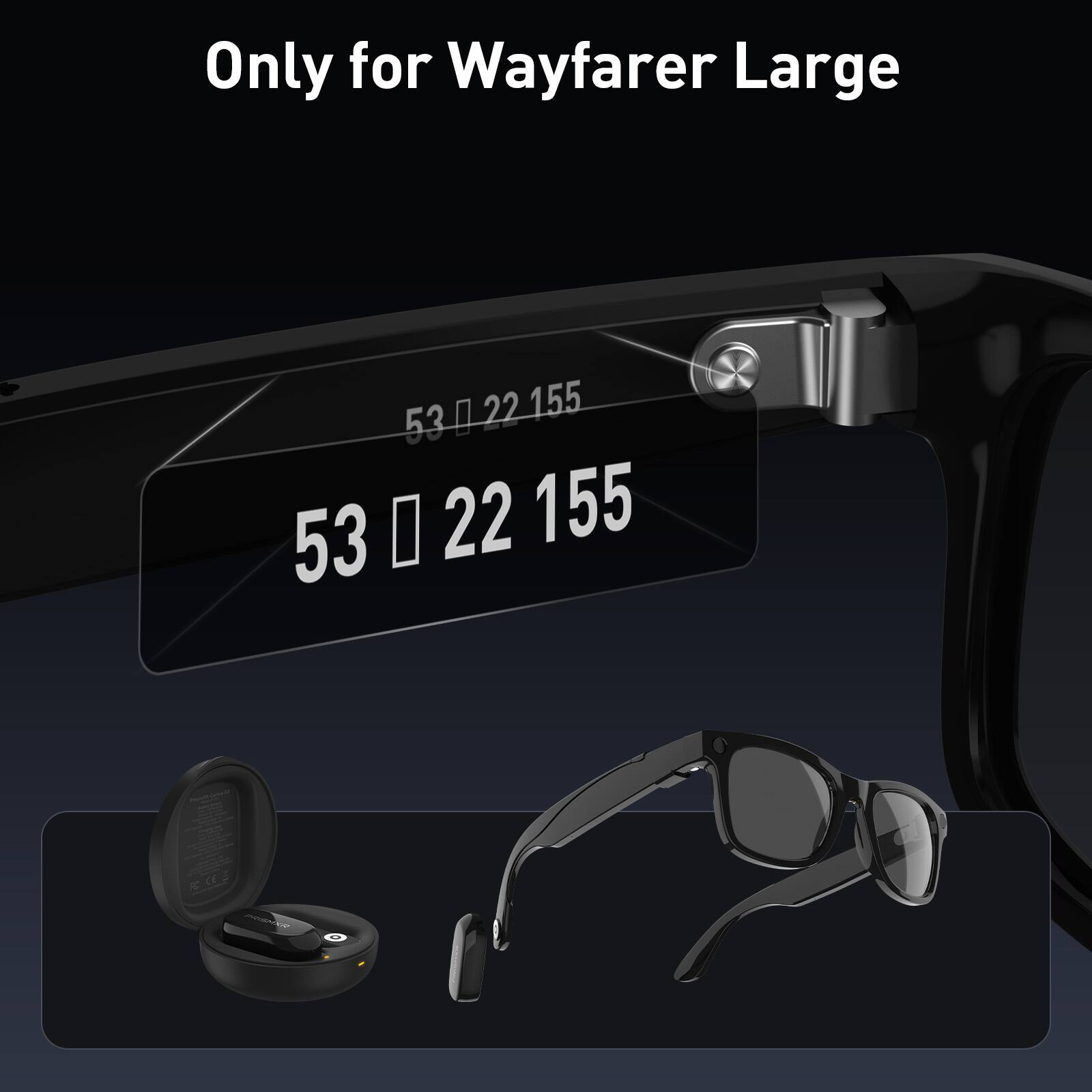 Only for Wayfarer Large  
53 22 155