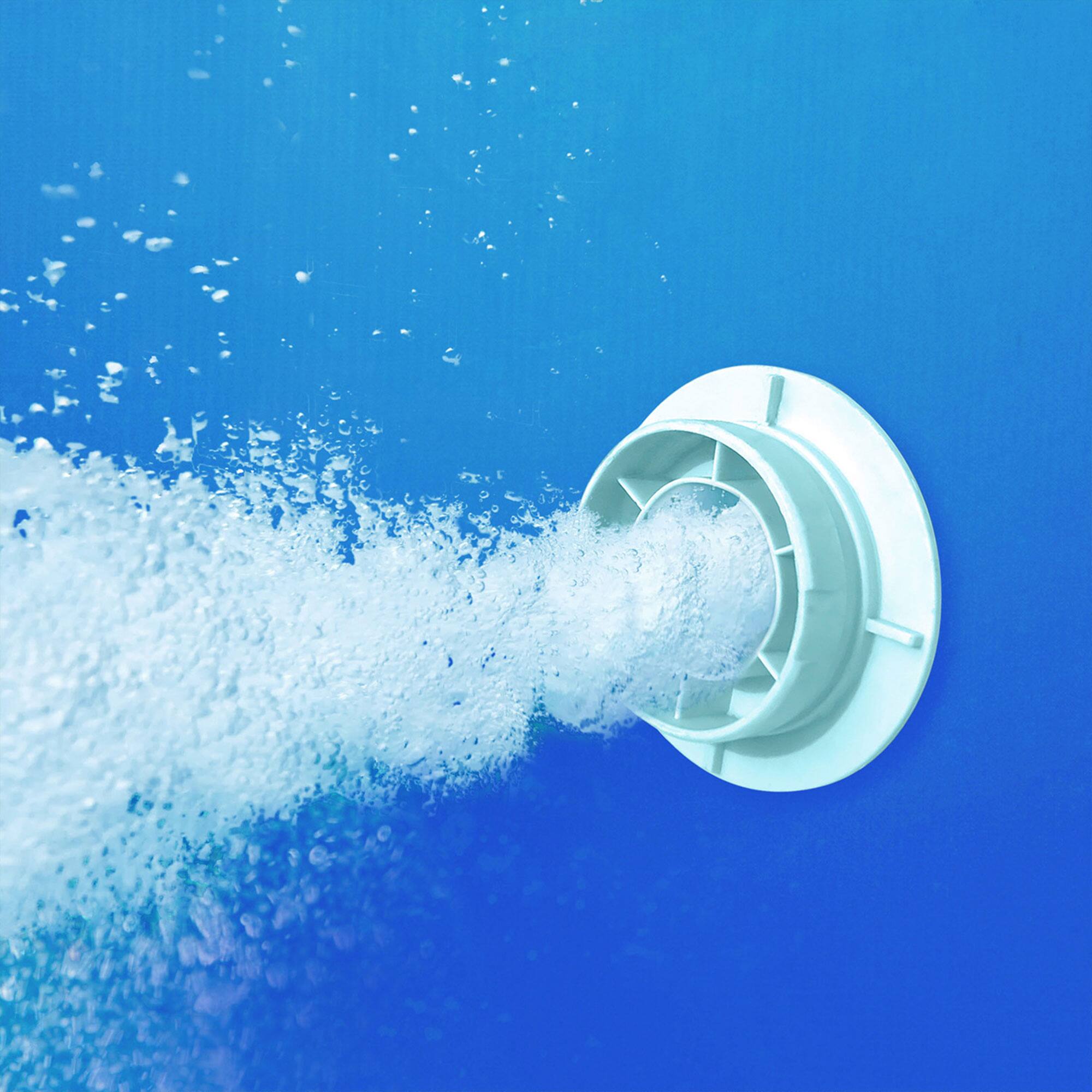 Alt View 4. Funsicle - Funsicle 15' x 36" QuickSet Inflatable Ring Top Outdoor Above Ground Pool w/Pump - Blue.