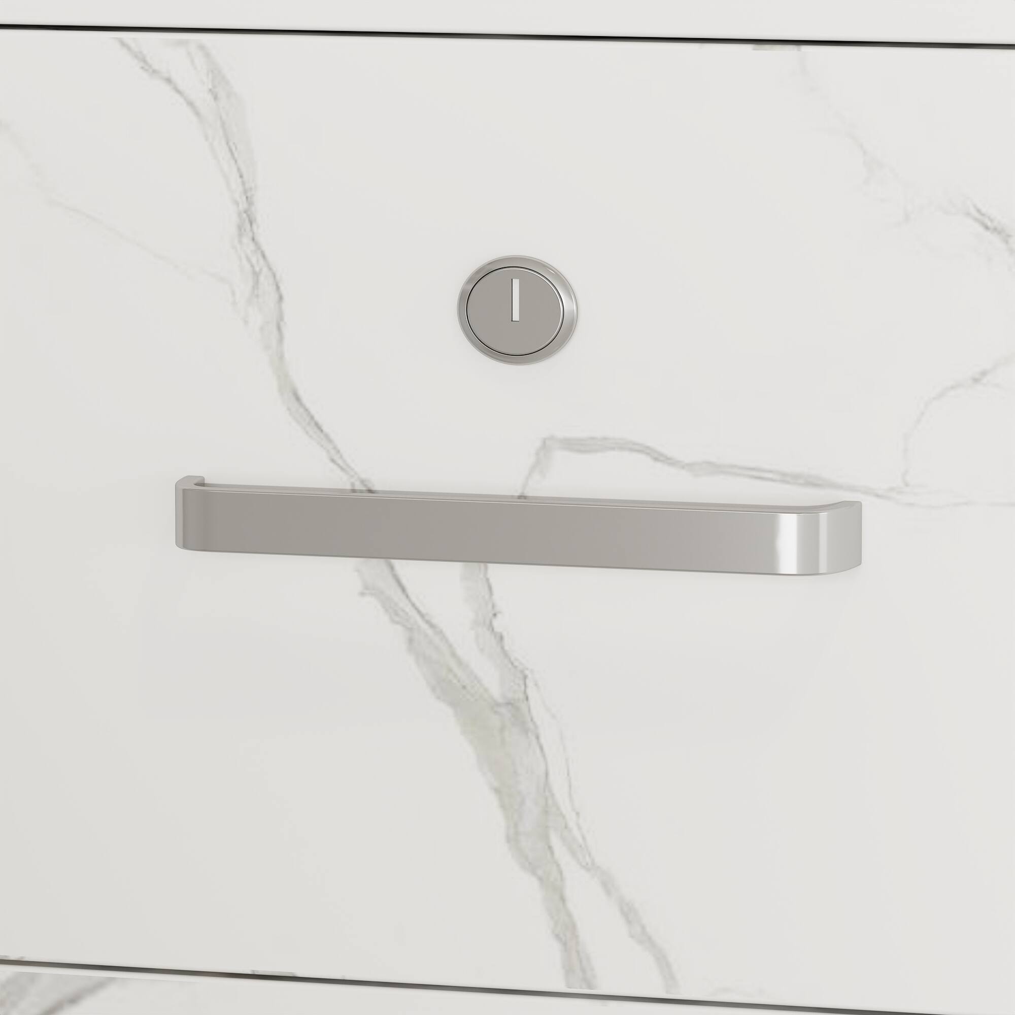 Alt View 5. Famapy - Famapy Office Reception Desk: Functional Storage, Sleek Design Working Desk for Workspaces - White.