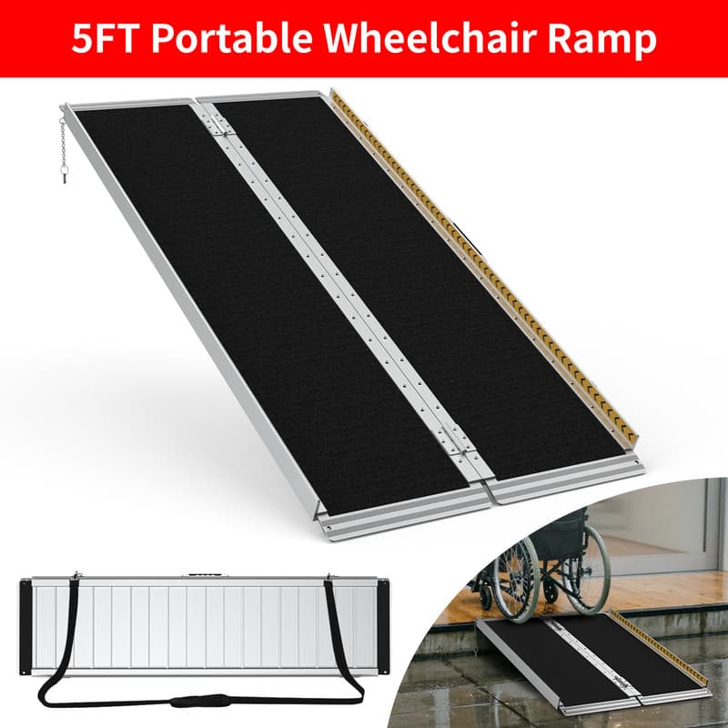 5FT Portable Wheelchair Ramp
