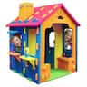 Costway - Kids EVA Foam Playhouse with Roof, Chimney, Windows & Doorways for Creative Play - Multicolor