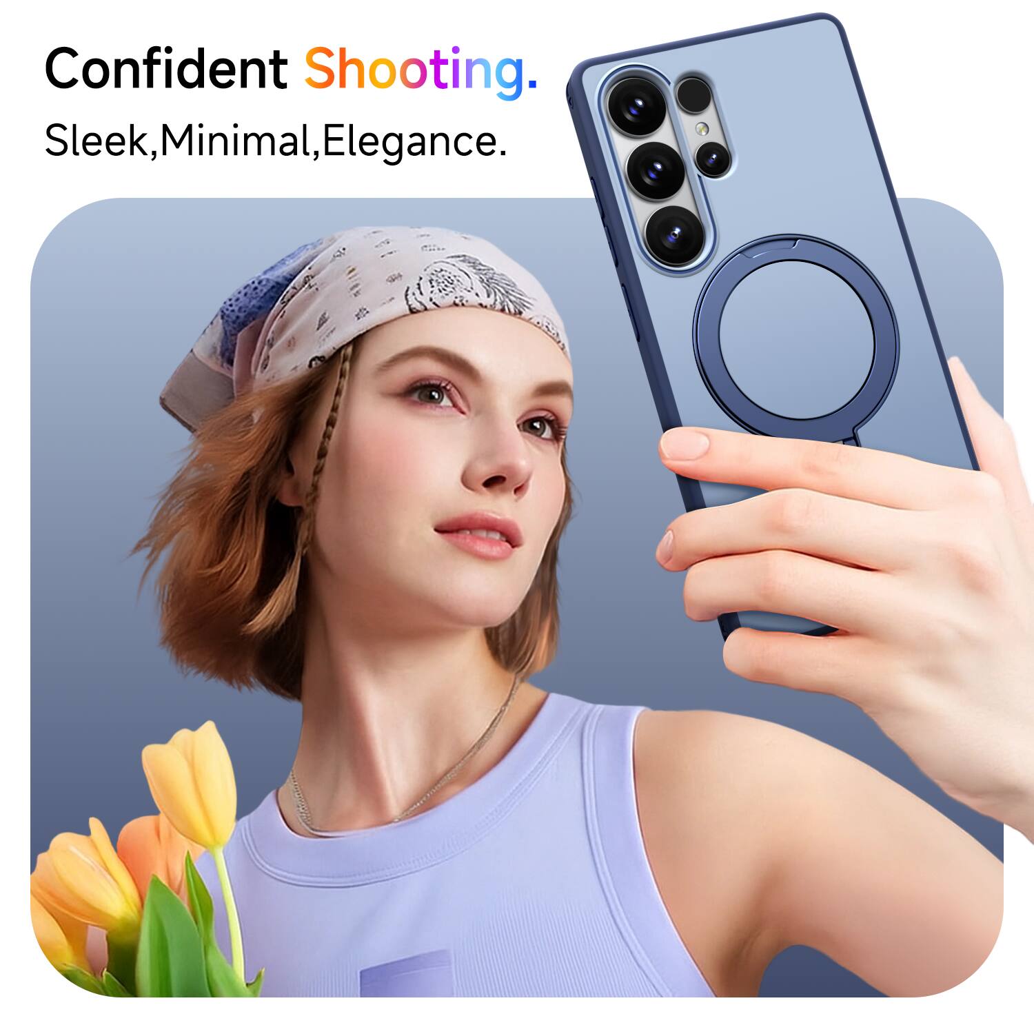 Confident Shooting. Sleek, Minimal, Elegance.