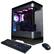 Front. CyberPowerPC - Gaming Desktop - AMD Ryzen 7 9850X3D - NVIDIA GeForce RTX 5080 16GB - 32GB DDR5 - 2TB PCIe 4.0 SSD - Black.