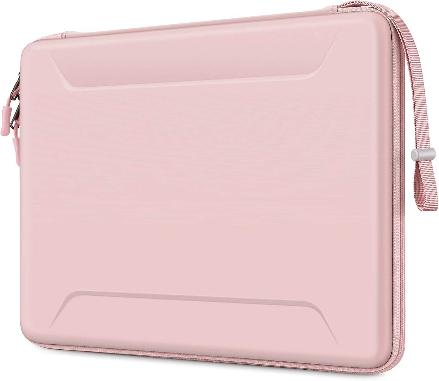 Fintie - 13-14 Inch Sleeve Case for MacBook Neo 13'', MacBook Air 13.6'', MacBook Pro 14'', Shockproof EVA Carrying Laptop Bag - Blush