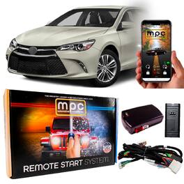 MPC - Remote Starter Kit For Toyota Camry 2012-2017 | Phone App Control | Plug & Play - Black