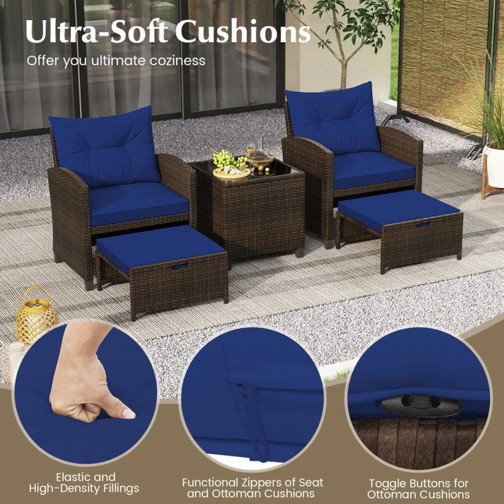 Ultra-Soft Cushions  
Offer you ultimate coziness  

- Elastic and High-Density Fillings  
- Functional Zippers of Seat and Ottoman Cushions  
- Toggle Buttons for Ottoman Cushions