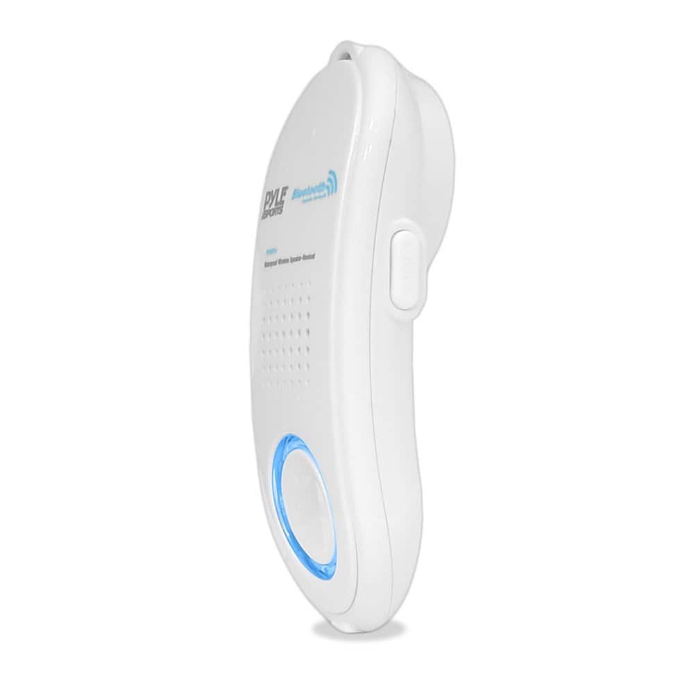 Pyle - Portable Wireless Waterproof Handset Speaker - White