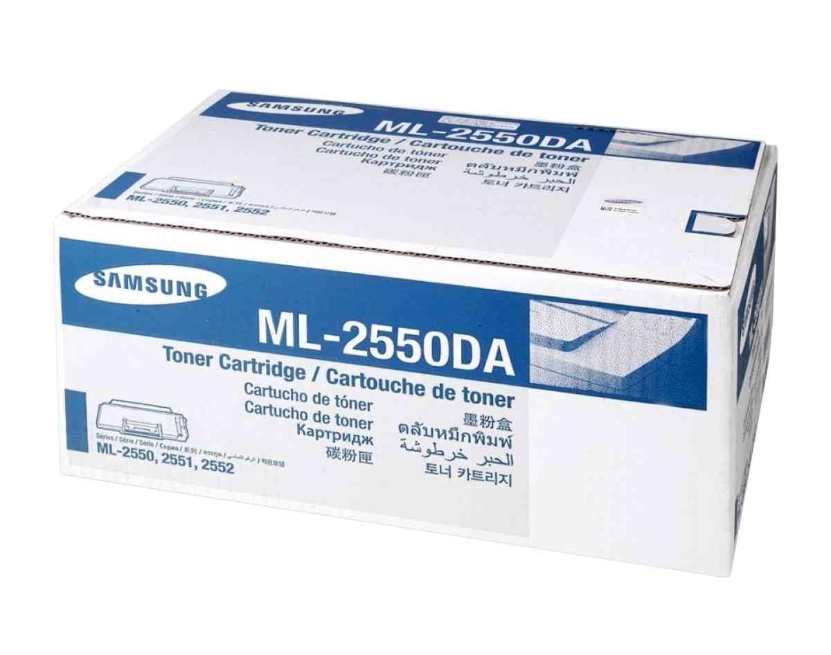 SAMSUNG Toner Cartridge ML-2550DA
Cartucho / Cartouche de toner
ML-2550, 2551, 2552
SAMSUNG Toner Cartridge ML-2550DA
Cartucho / Cartouche de toner
ML-2550, 2551, 2552